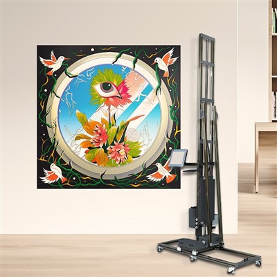 TPP1000 Vertical 3D CMYKW UV Impressora de paret Preu